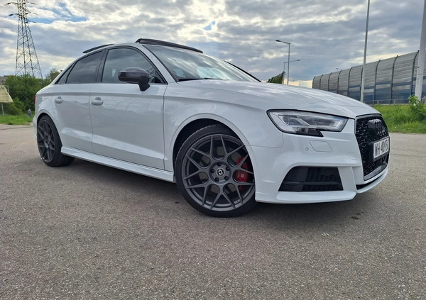 Audi S3 cena 123000 przebieg: 133600, rok produkcji 2016 z Warszawa małe 704